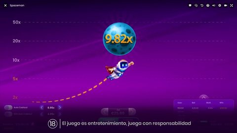 Spaceman oyun ekranı