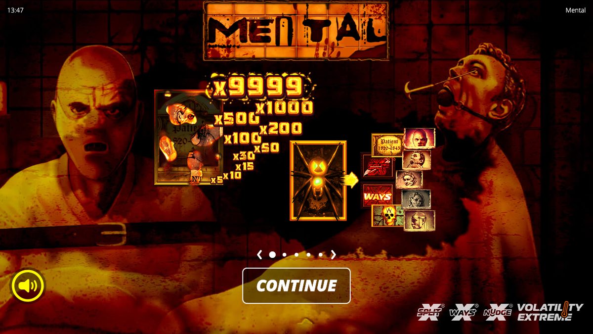 Mental tanıtım ekranı: Dead Patient çarpanları x5 ile x9999 arası